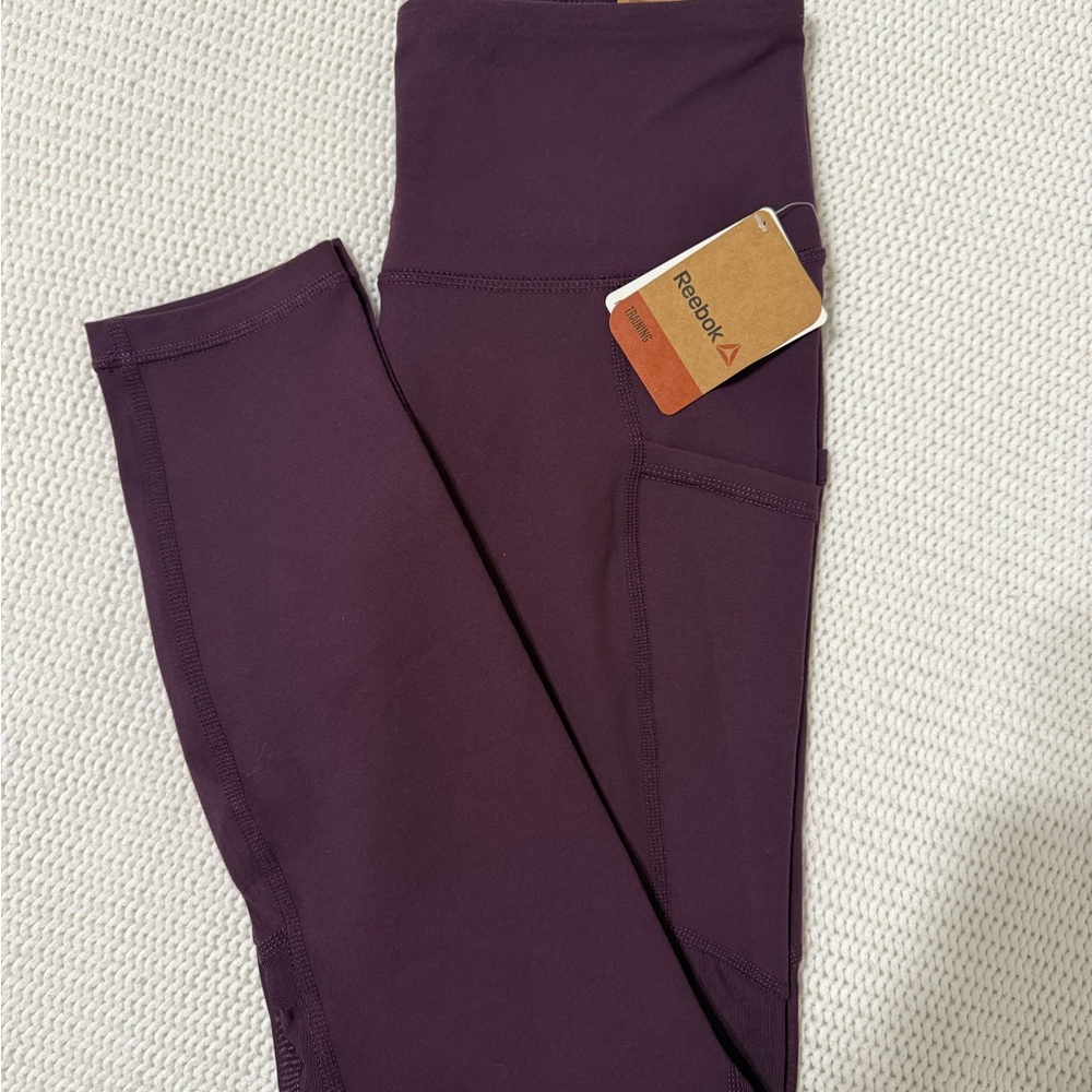 Reebok Women's Dark Purple Leggings